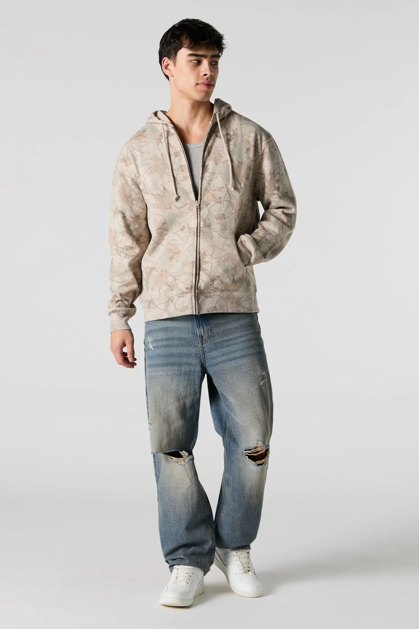 Fleece Zip-Up Hoodie