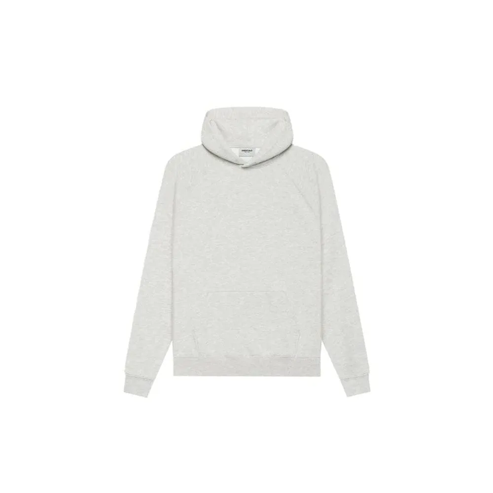 FOG ESSENTIALS SS21 SILICON APPLIQUE LOGO OATMEAL HOODIE (NEW) (NEW)