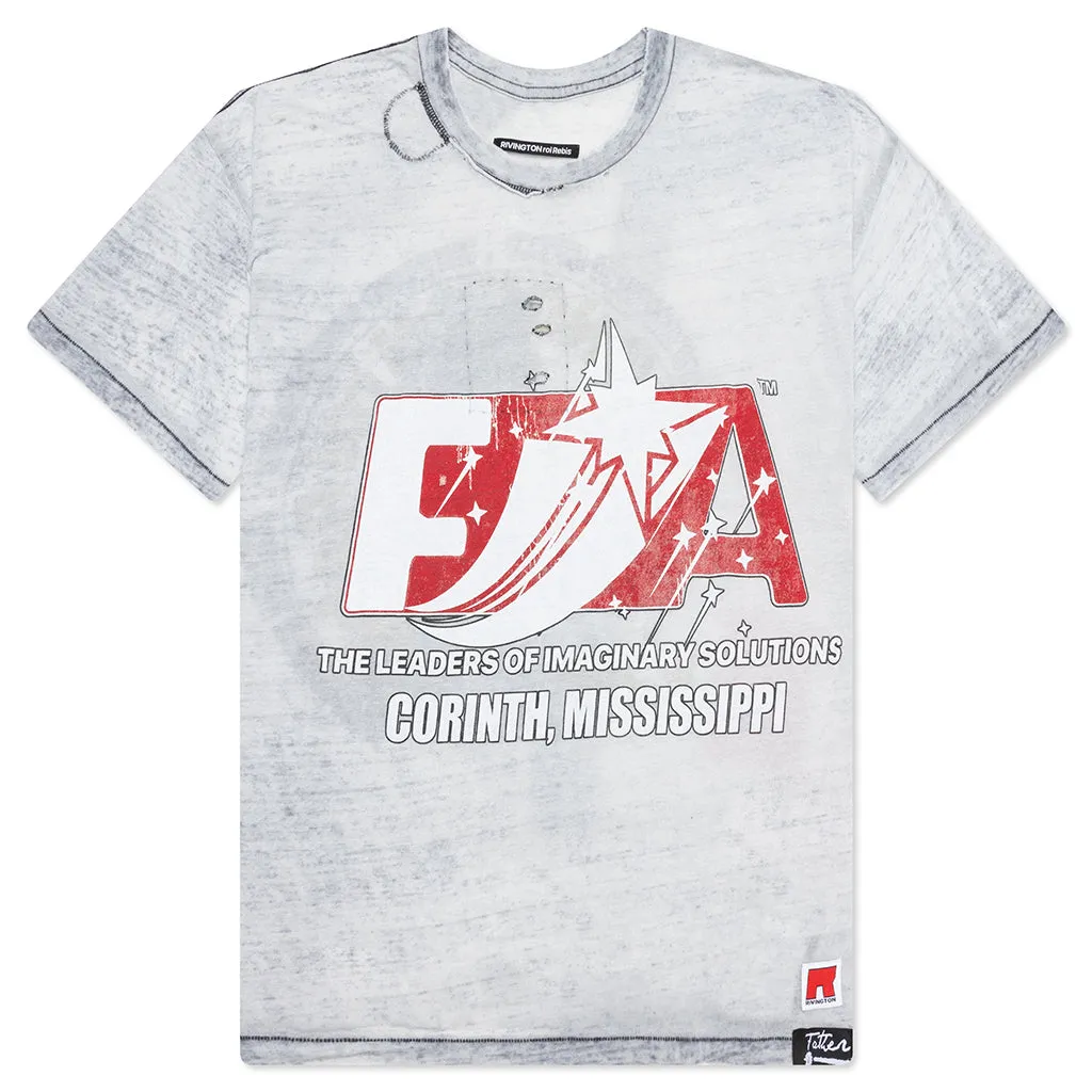 Founding Narrative Tee - Blue Burnout