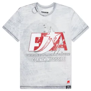 Founding Narrative Tee - Blue Burnout