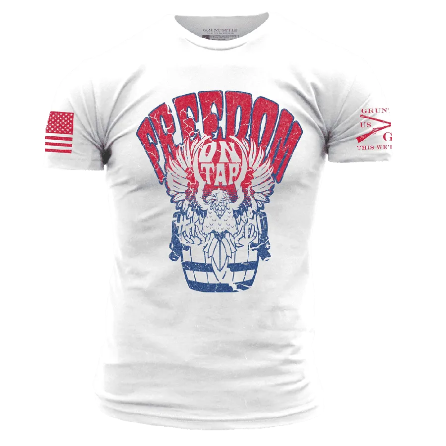 Freedom On Tap T-Shirt - White