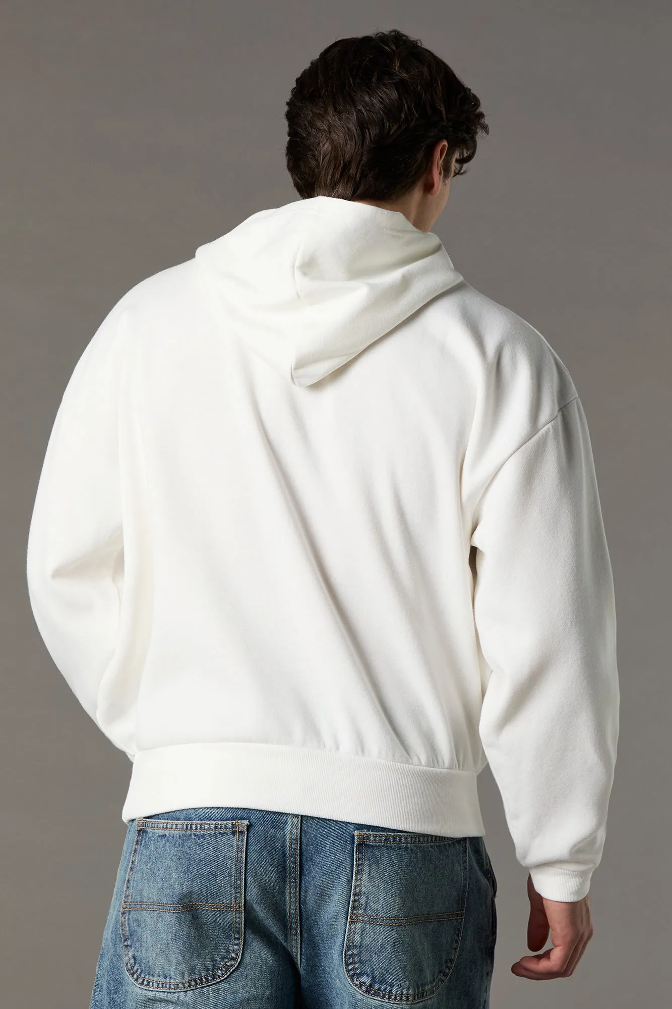 Haut à capuchon en molleton à broderie en chenille Playboy