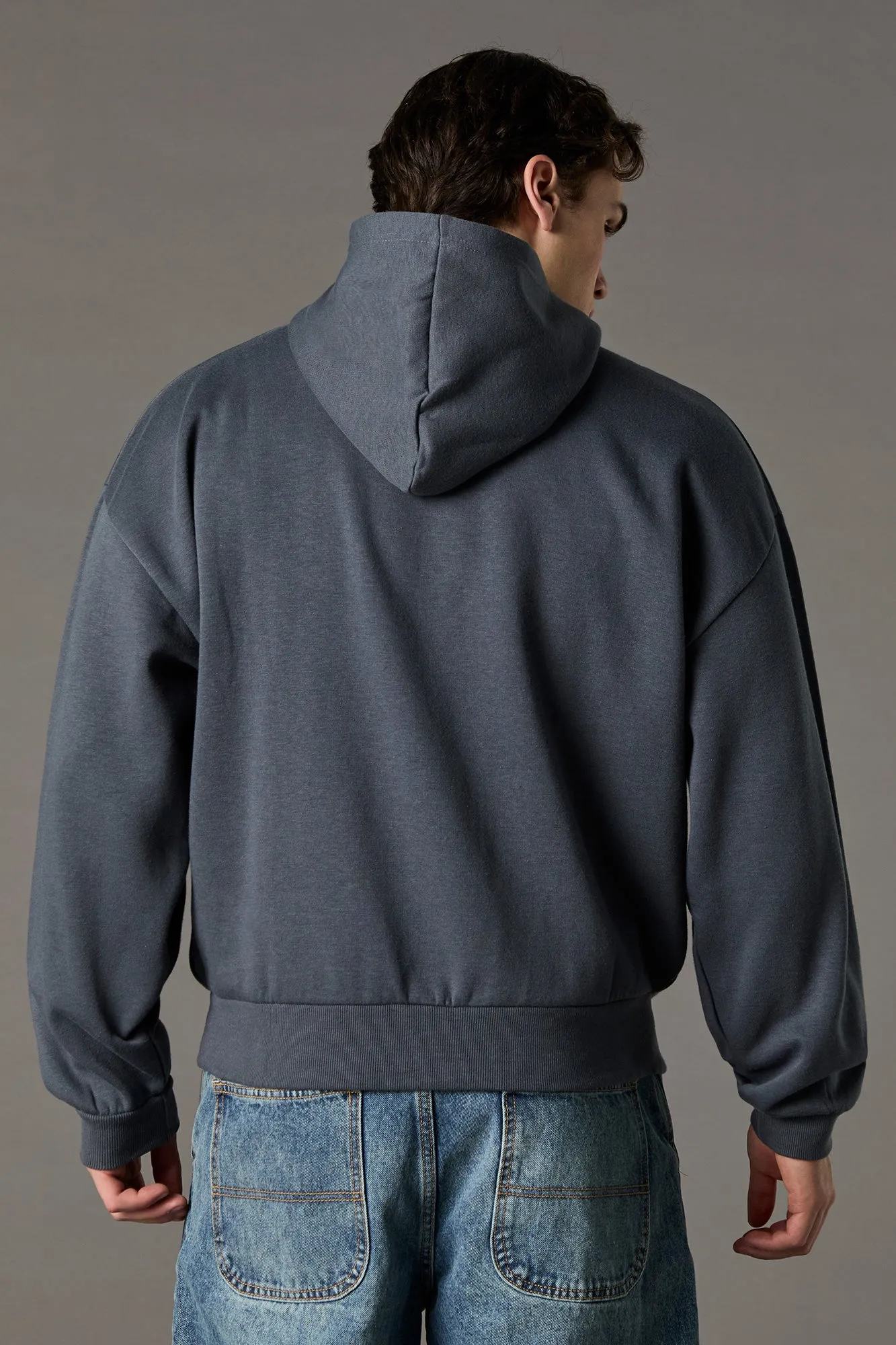 Haut à capuchon en molleton à broderie en chenille Playboy