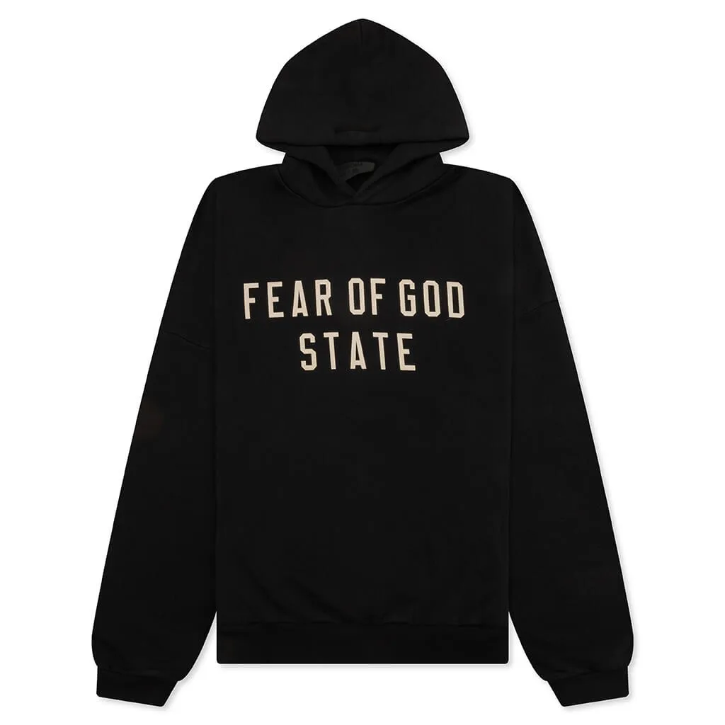 Heavy Fleece Hoodie - Black