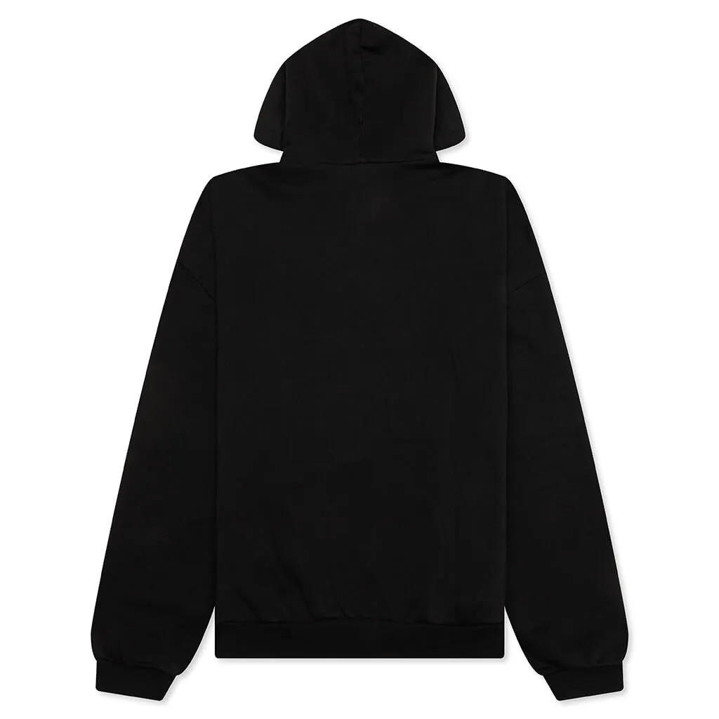 Heavy Fleece Hoodie - Black