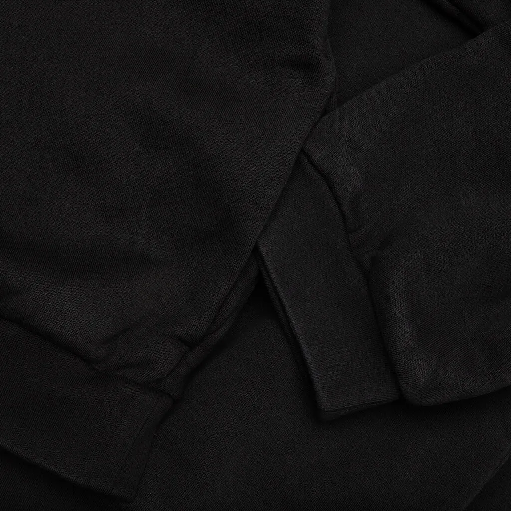 Heavy Fleece Hoodie - Black
