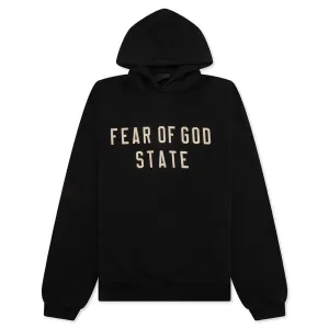 Heavy Fleece Hoodie - Black