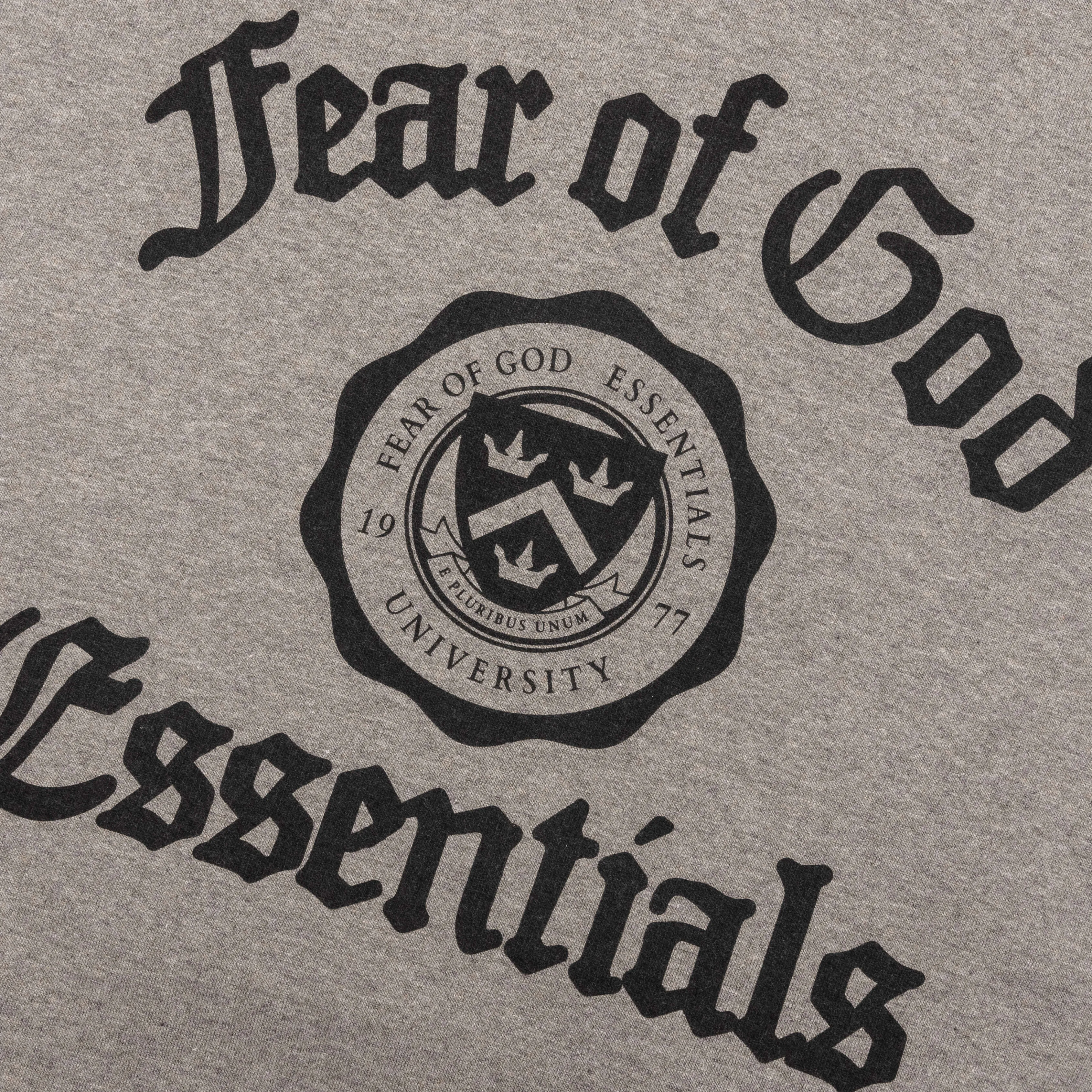 Heavy Fleece Vintage Shrunken Hoodie - Heather Gray