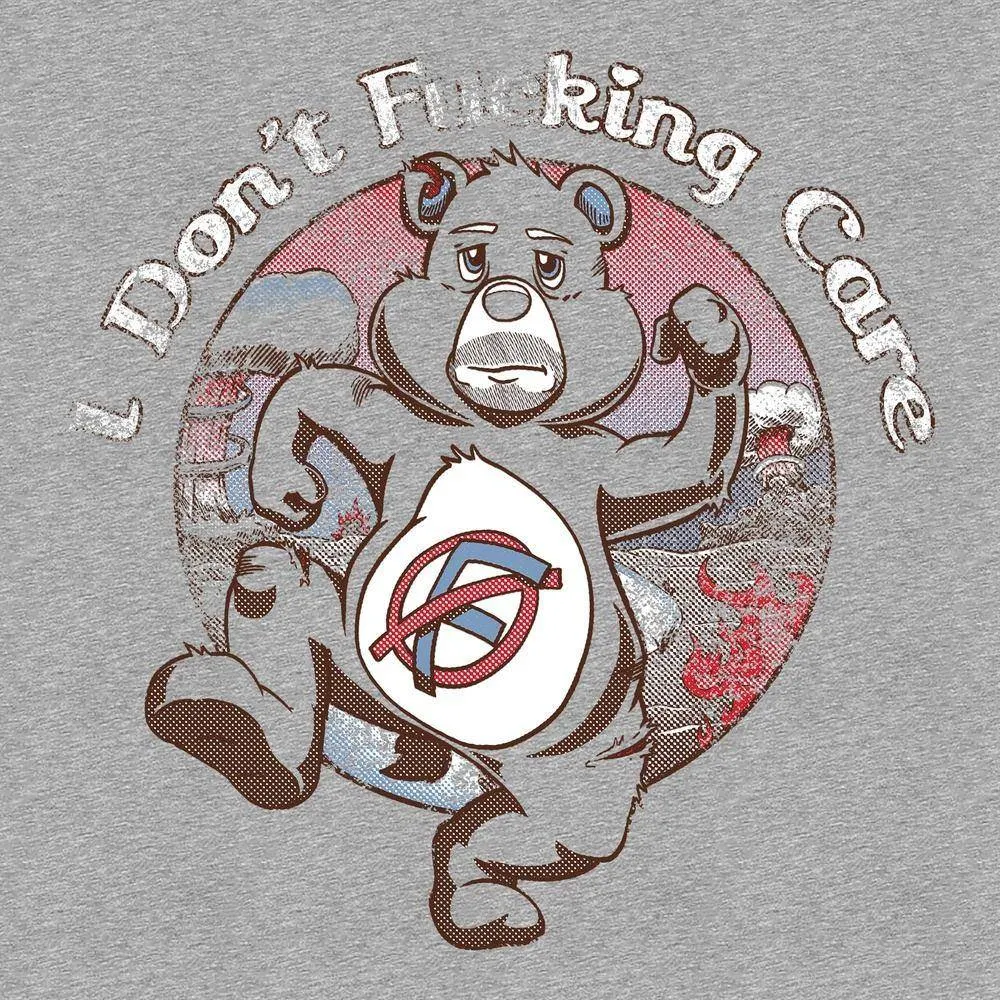 I Don't F*cking Care T-Shirt - Heather Grey