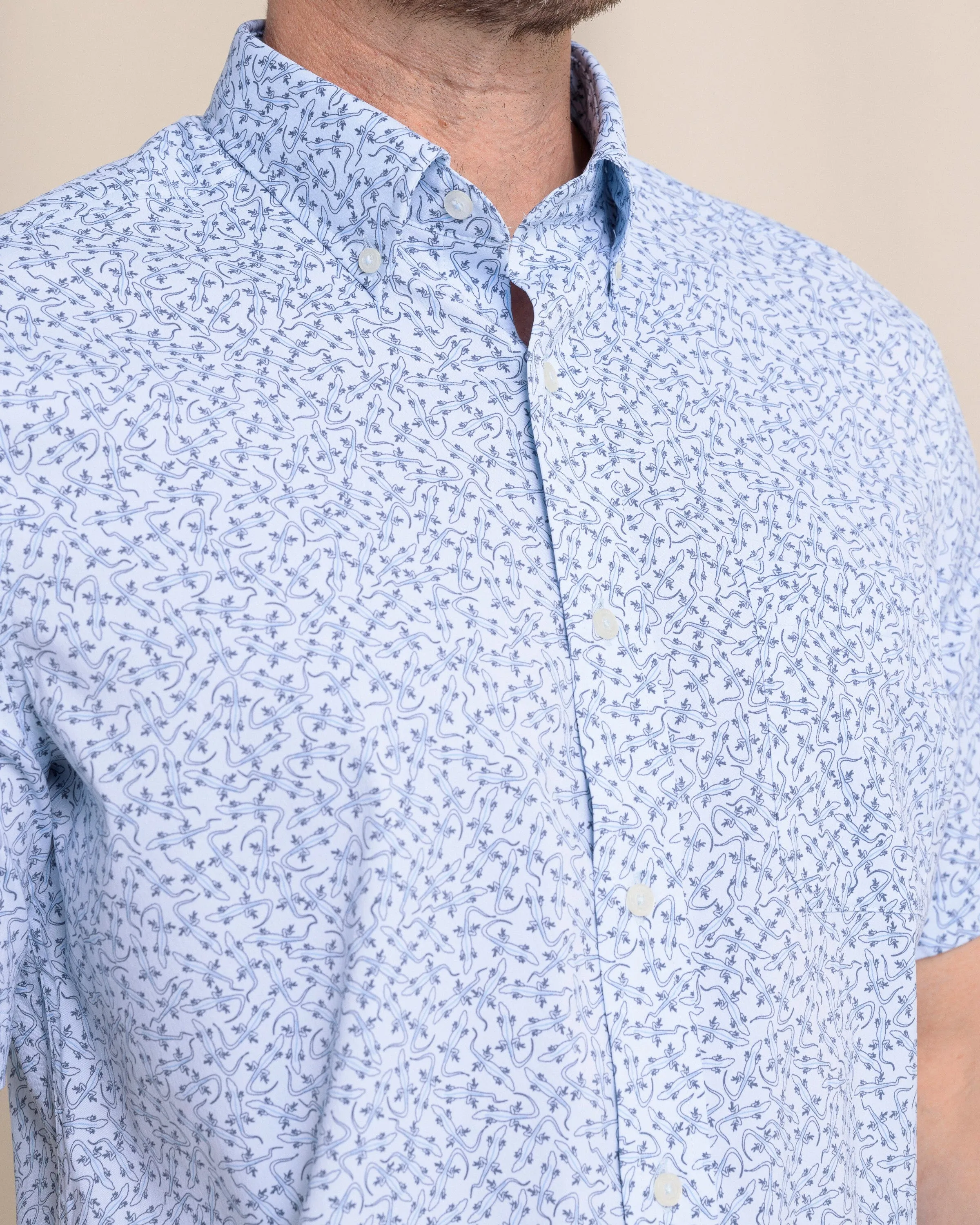 Iguana Glee brrr°® Intercoastal Short Sleeve Sport Shirt