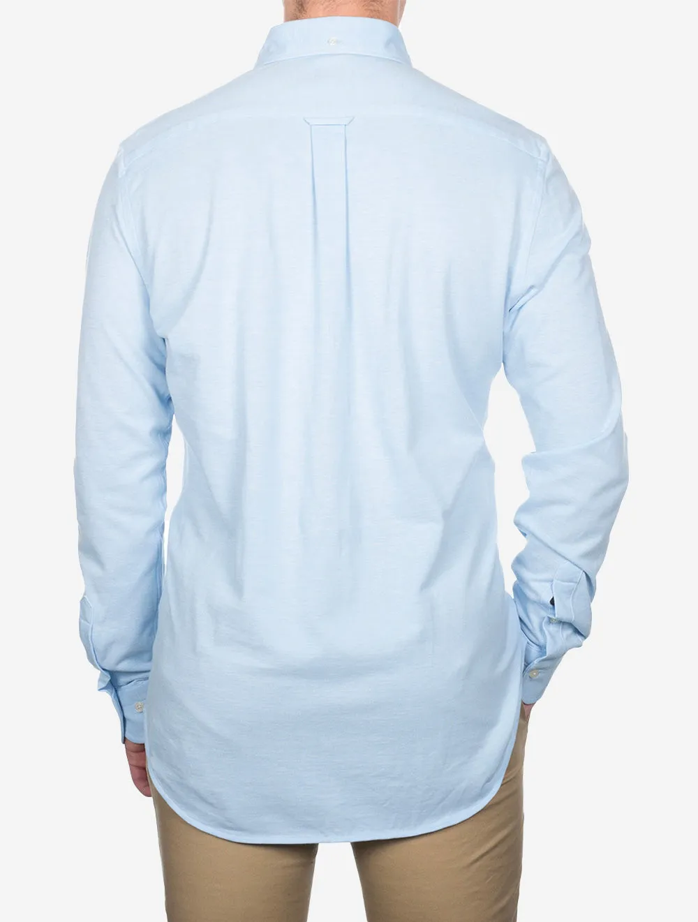 Jersey Piqué Regular Fit Shirt Capri Blue