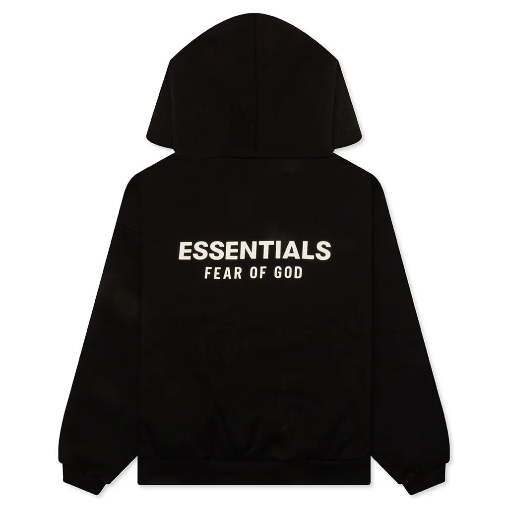 Kid's Fleece Hoodie - Black