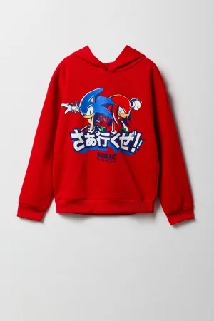 Kids Sonic Graphic Fleece Hoodie