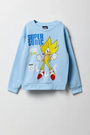 Kids Super Sonic Graphic Fleece Sweatshirt