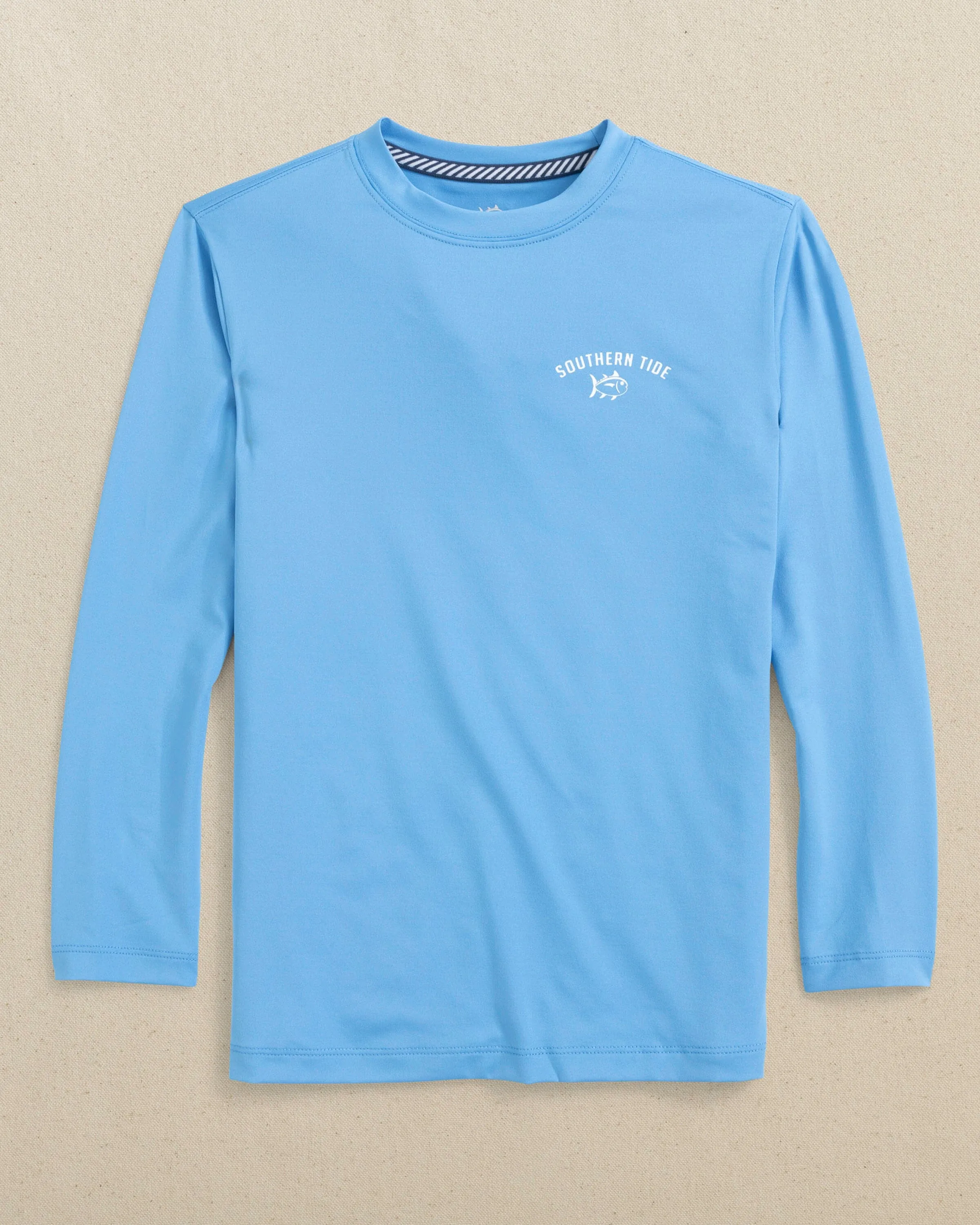 Kids Uh Oh Sharks Long Sleeve Performance T-Shirt