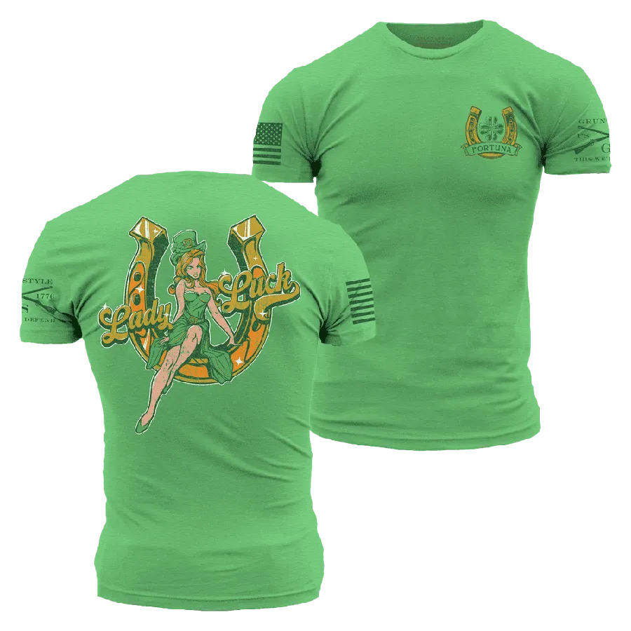Lady Luck T-Shirt - Kelly Green