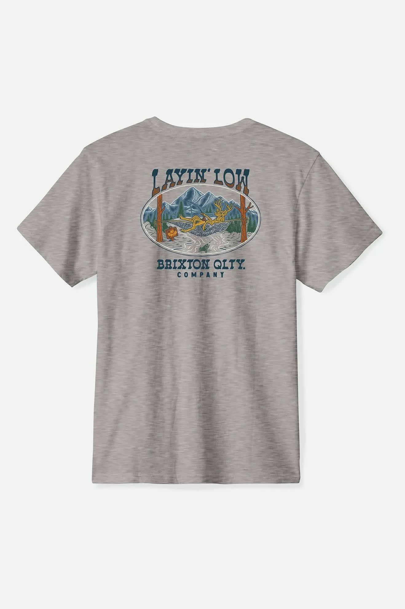 Layin' Low S/S Standard T-Shirt - Heather Grey