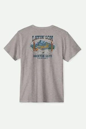 Layin' Low S/S Standard T-Shirt - Heather Grey