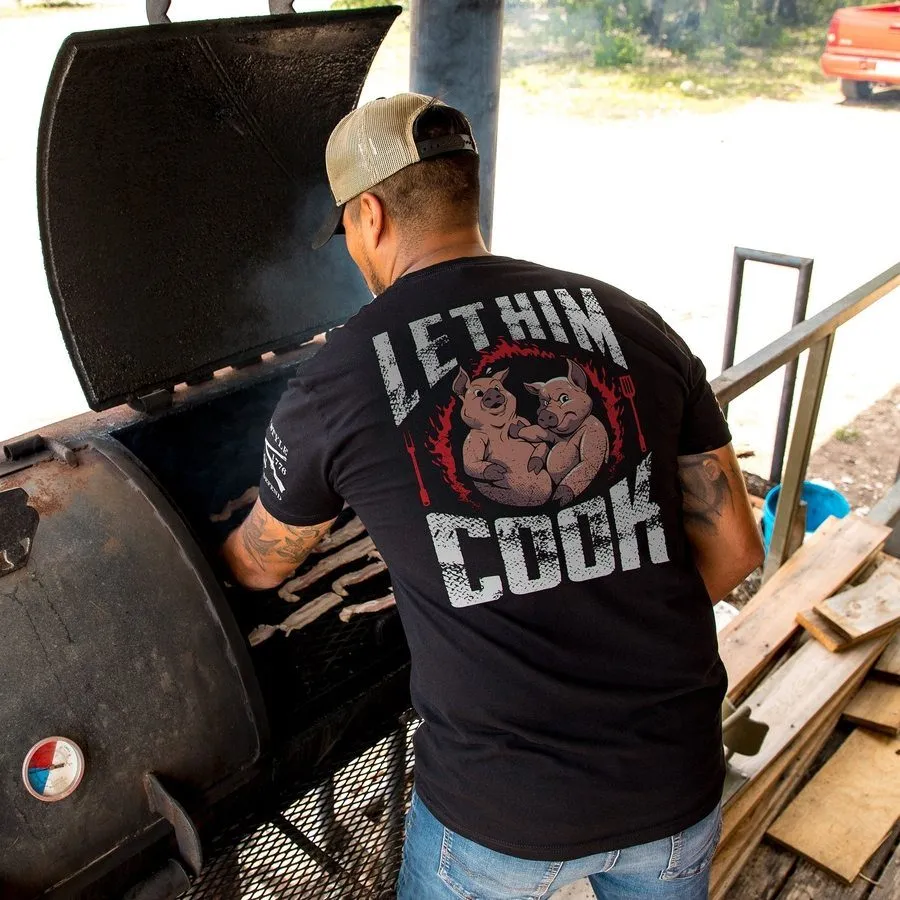 Let Him Cook T-Shirt - Black