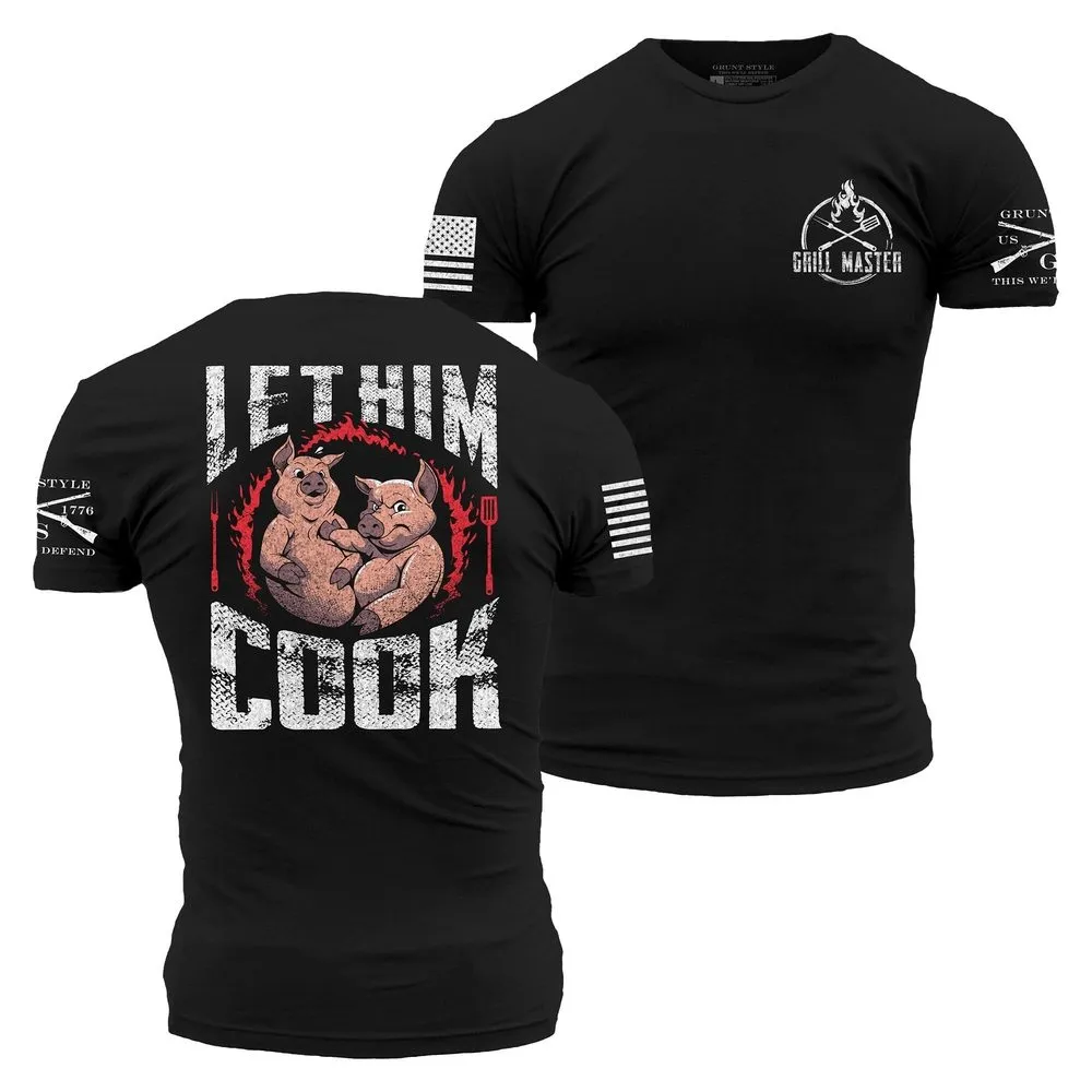 Let Him Cook T-Shirt - Black