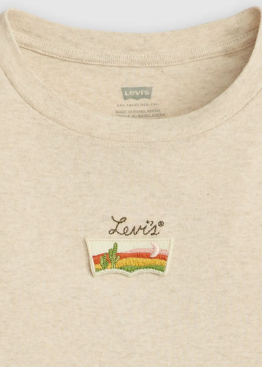 Levi's Graphic Essential Sporty Tee - Cactus Hills Oatmeal Heather