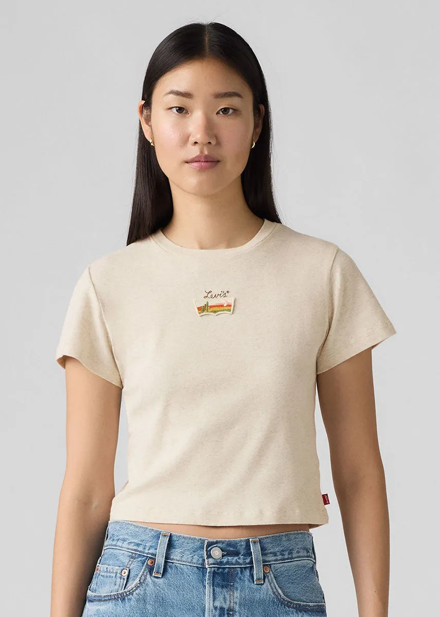 Levi's Graphic Essential Sporty Tee - Cactus Hills Oatmeal Heather