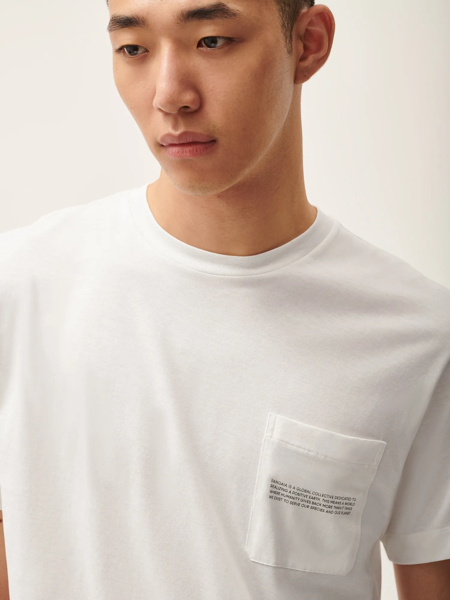 Mens 365 Lightweight Pocket T-Shirt—off-white