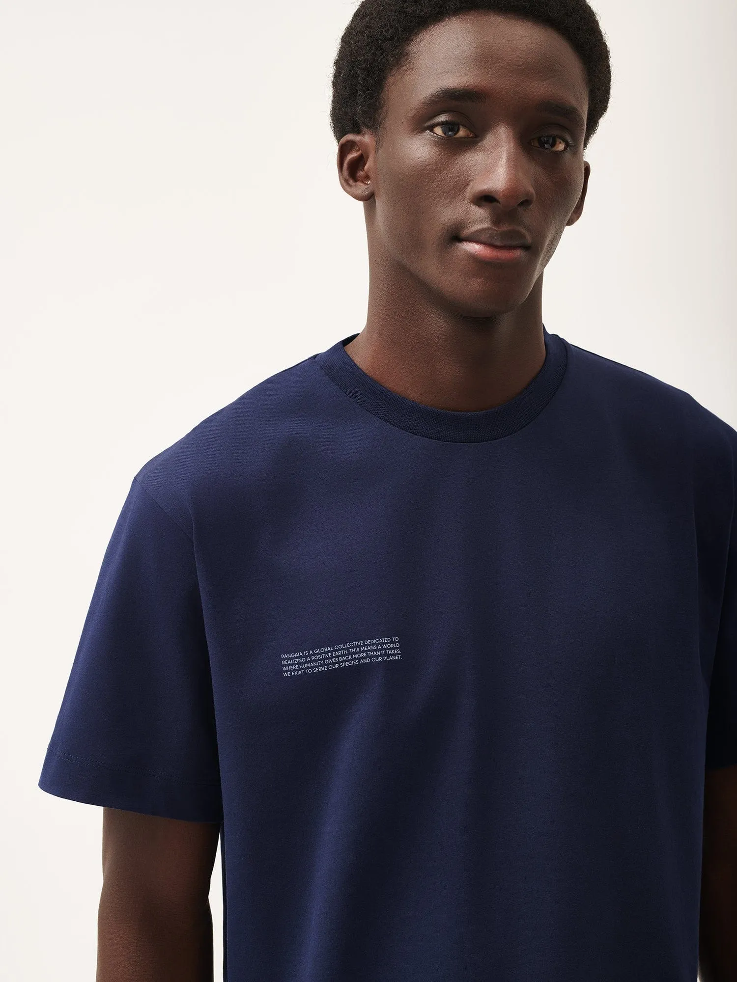 Mens 365 Midweight T-shirt—Navy Blue