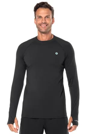Men's Agility Long Sleeve Performance T-Shirt | Black
