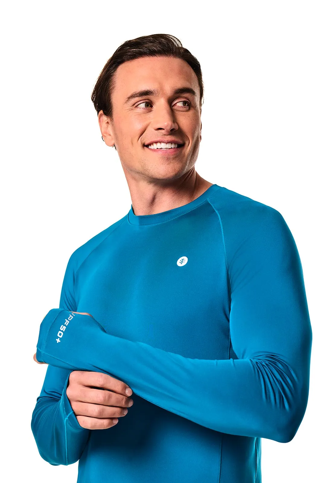 Men's Agility Long Sleeve Performance T-shirt | Bluejay