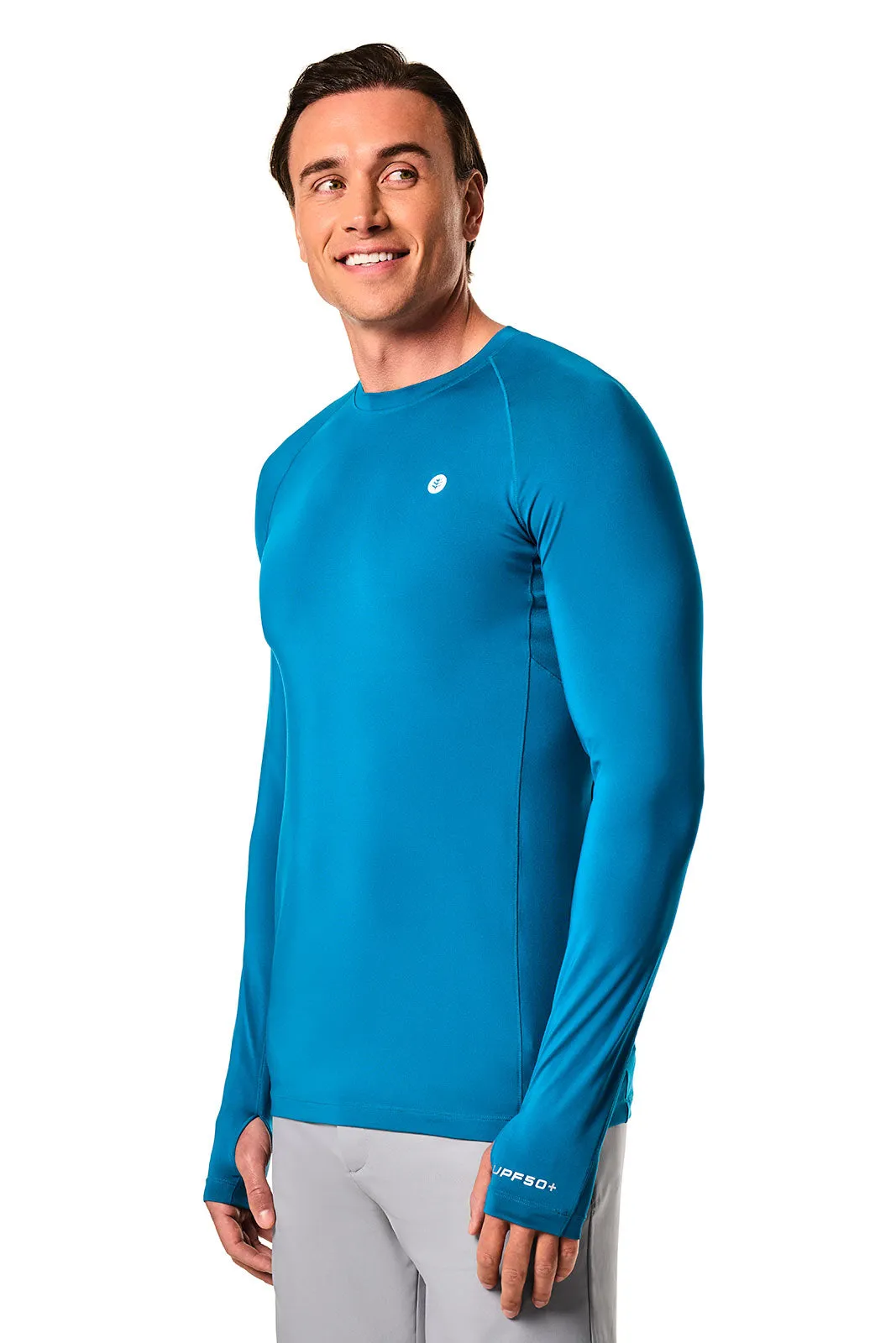 Men's Agility Long Sleeve Performance T-shirt | Bluejay