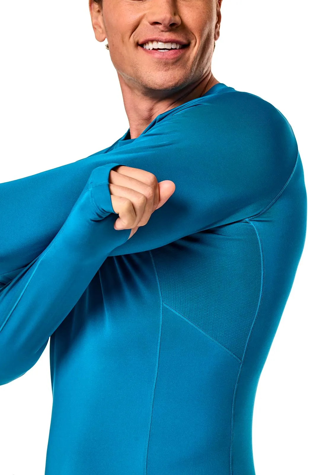 Men's Agility Long Sleeve Performance T-shirt | Bluejay