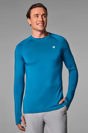 Men's Agility Long Sleeve Performance T-shirt | Bluejay