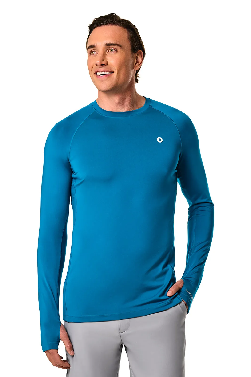 Men's Agility Long Sleeve Performance T-shirt | Bluejay