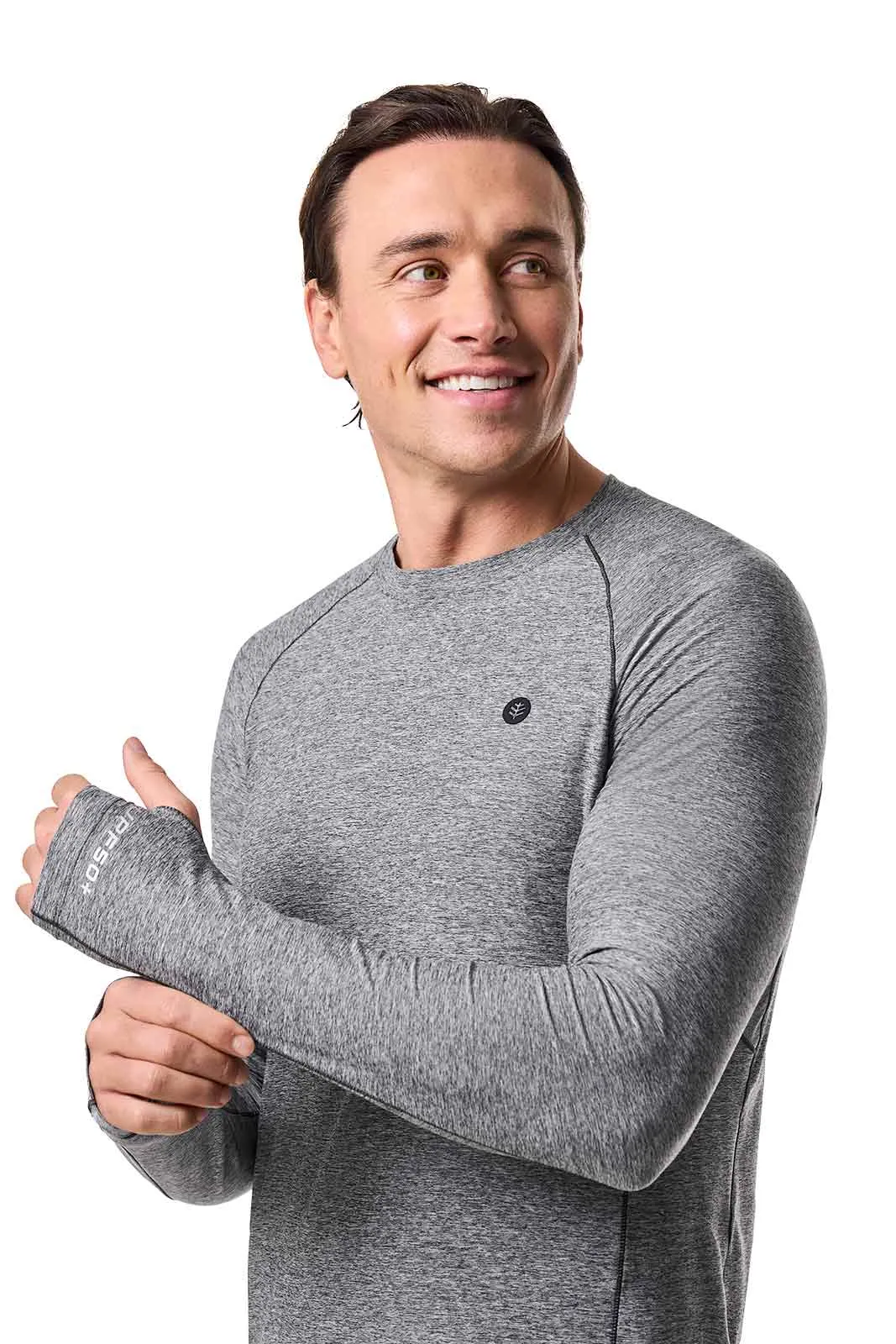 Men's Agility Long Sleeve Performance T-Shirt | Charcoal Heather