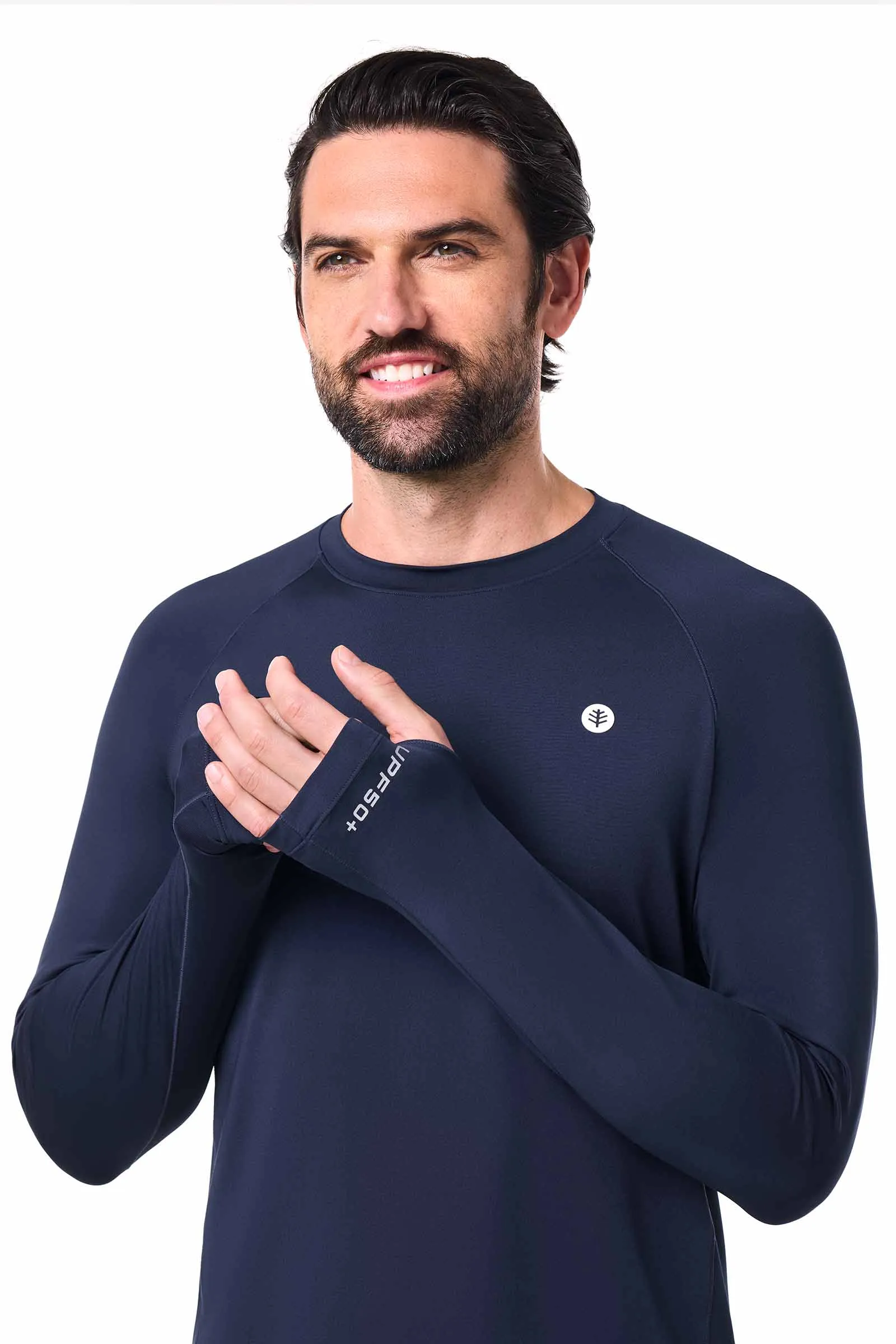 Men's Agility Long Sleeve Performance T-Shirt | Navy