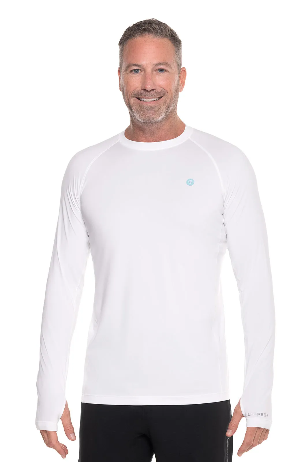 Men's Agility Long Sleeve Performance T-Shirt | White