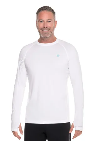 Men's Agility Long Sleeve Performance T-Shirt | White