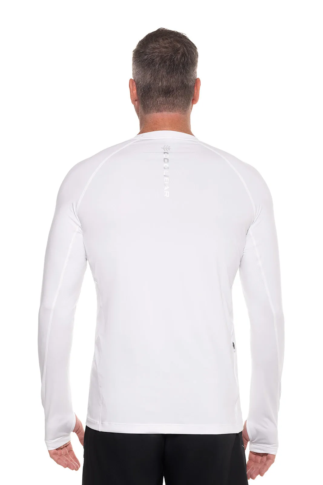 Men's Agility Long Sleeve Performance T-Shirt | White