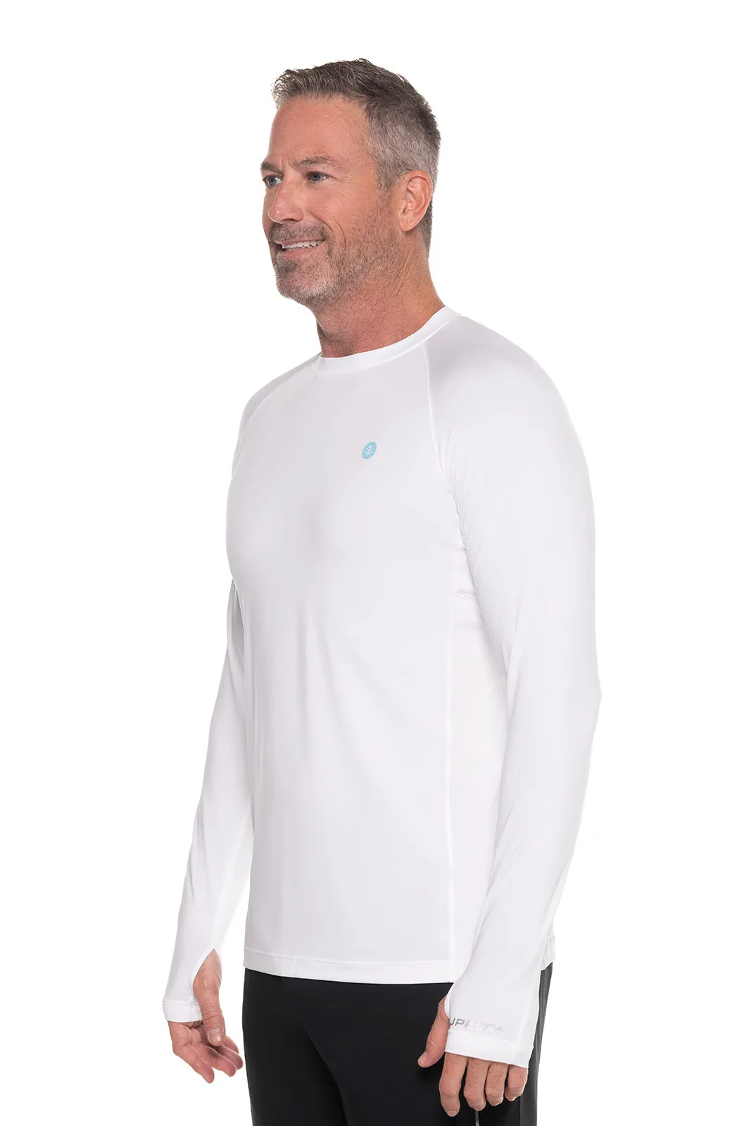 Men's Agility Long Sleeve Performance T-Shirt | White