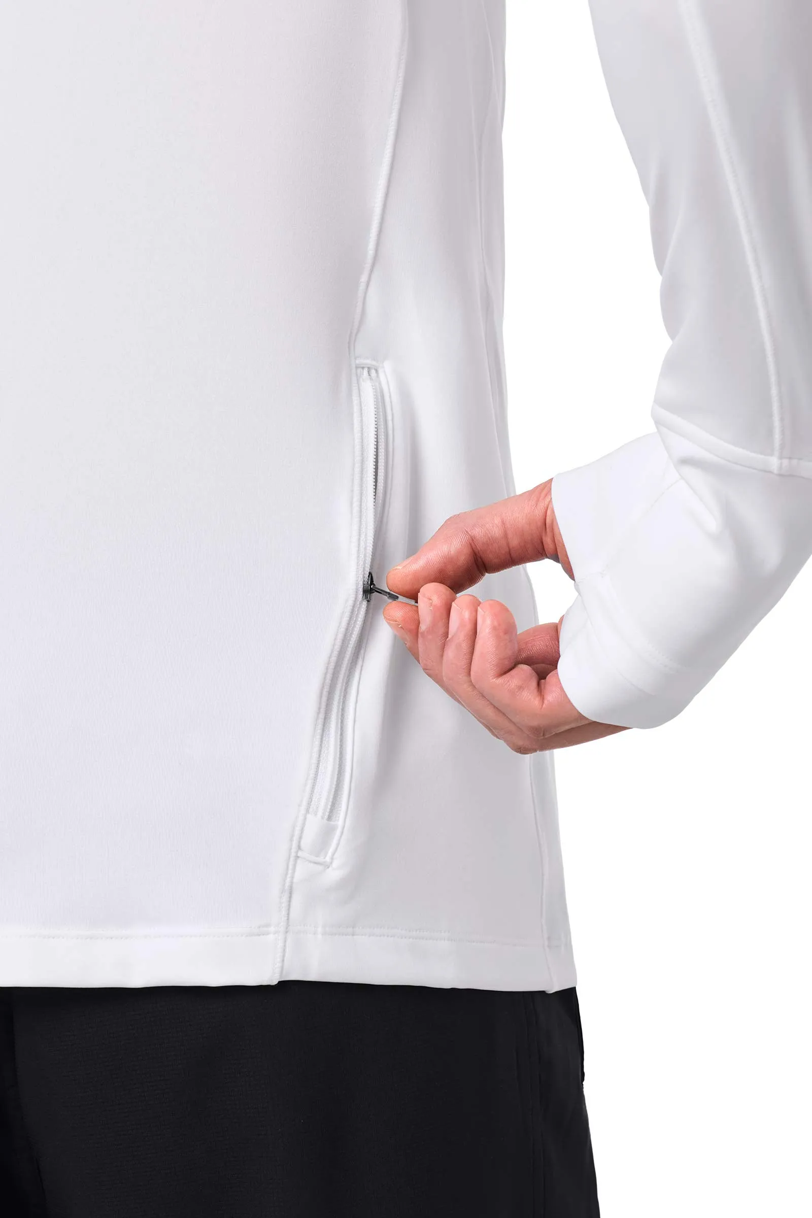 Men's Agility Performance Hoodie | White