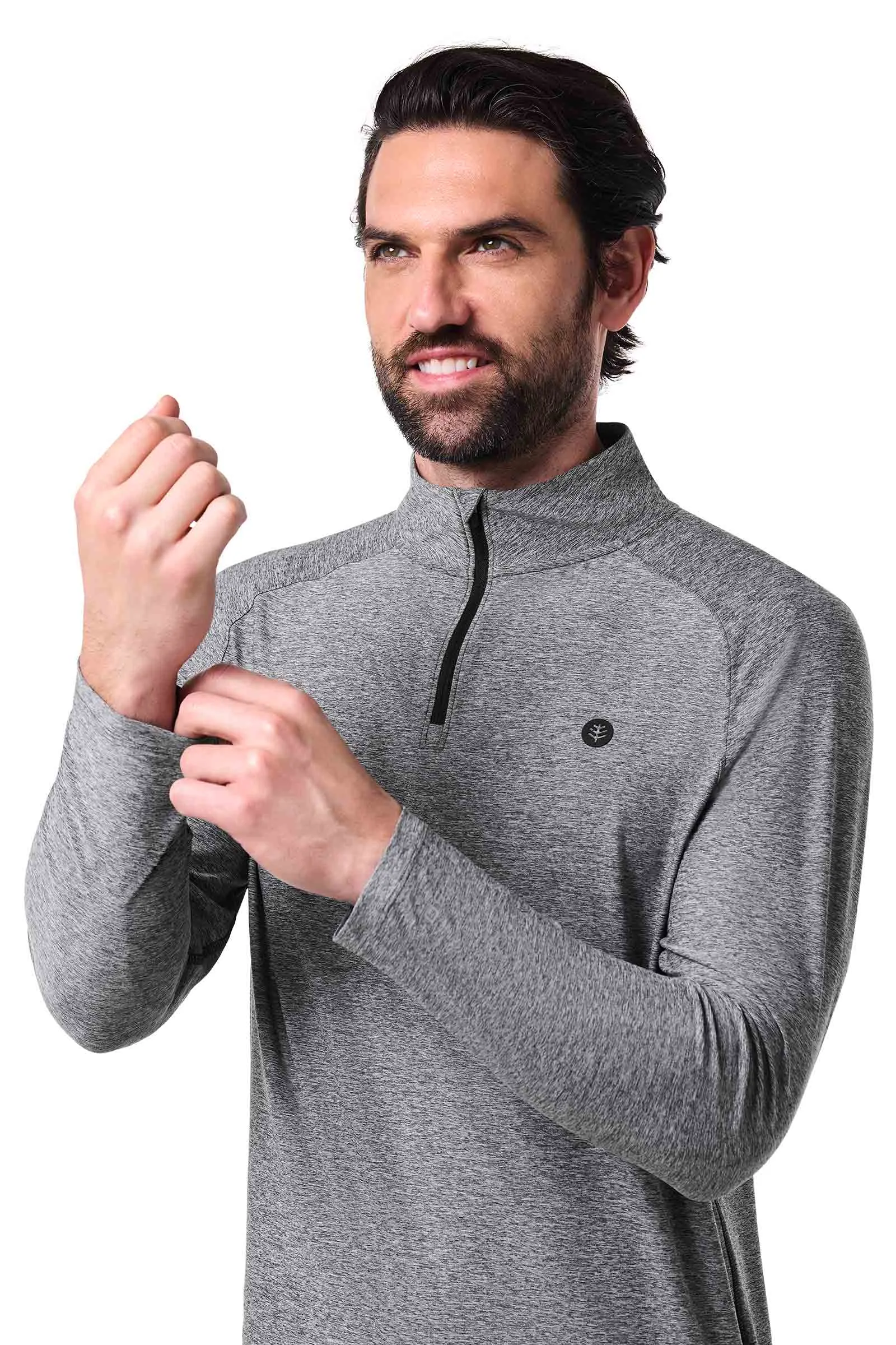 Men's Agility Performance Pullover | Charcoal Heather
