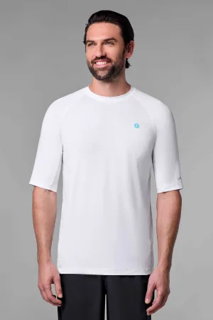 Men's Agility Short Sleeve Performance T-Shirt | White