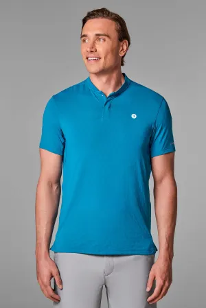 Men's Albatross Short Sleeve Polo | Bluejay Diamond Jacquard