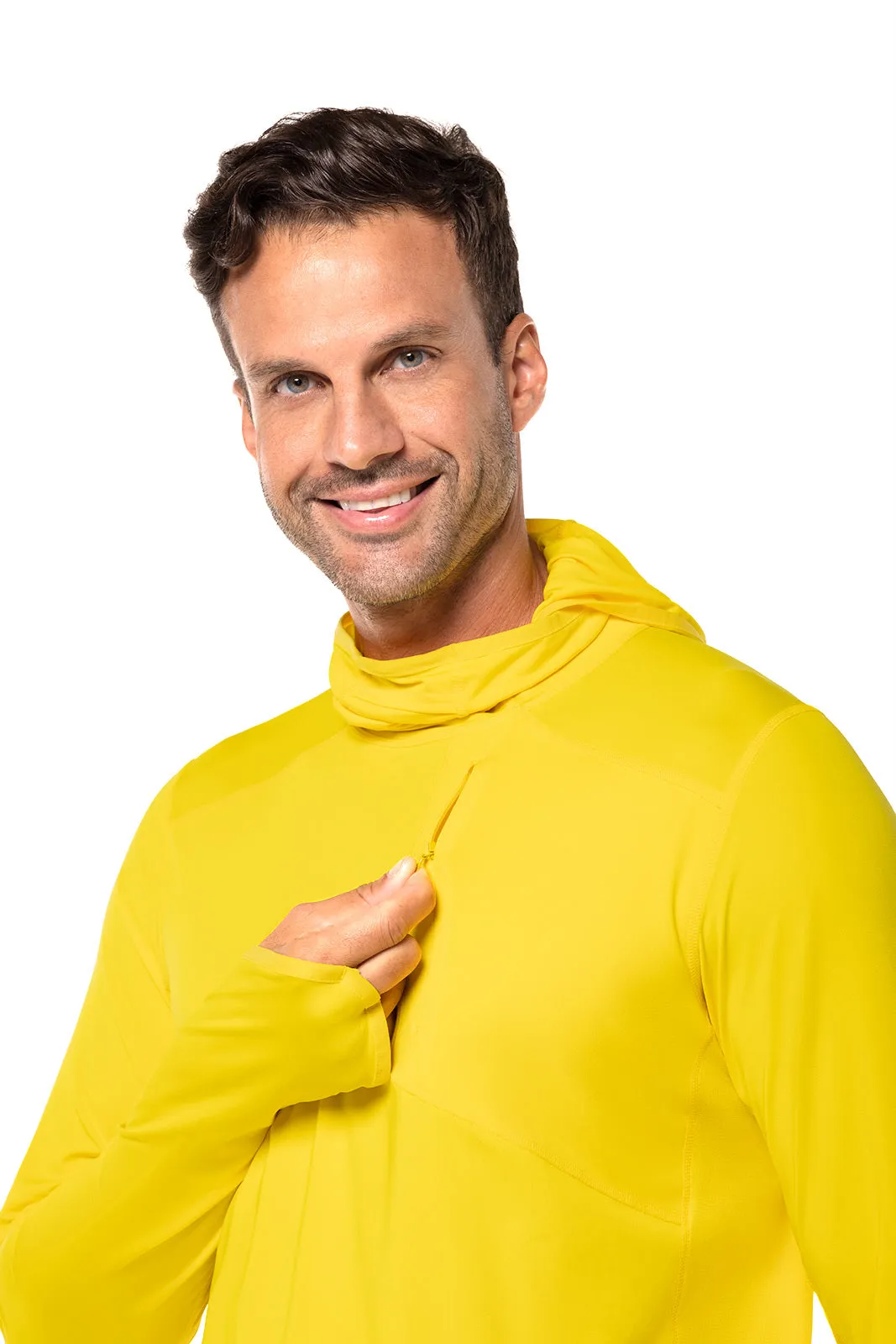 Men's Andros Fishing Hoodie | Bold Yellow