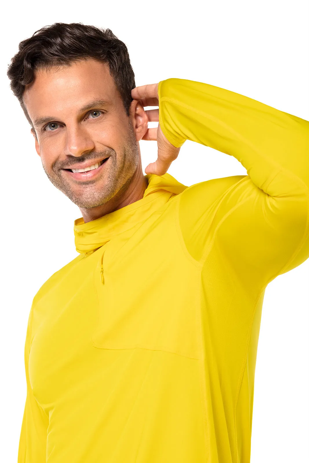 Men's Andros Fishing Hoodie | Bold Yellow
