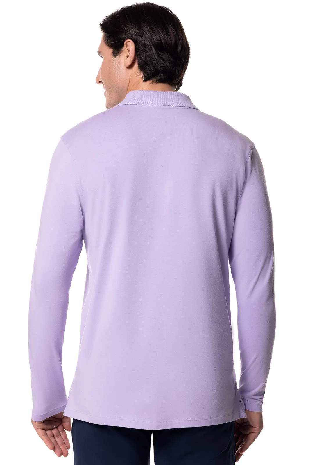 Men's Coppitt Long Sleeve Weekend Polo | Lavendula