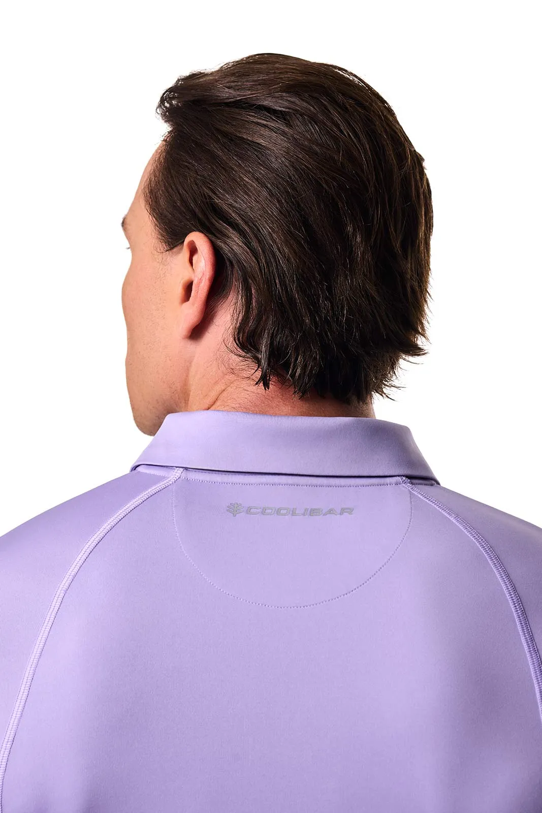 Men's Drive Golf Long Sleeve Polo | Lavendula