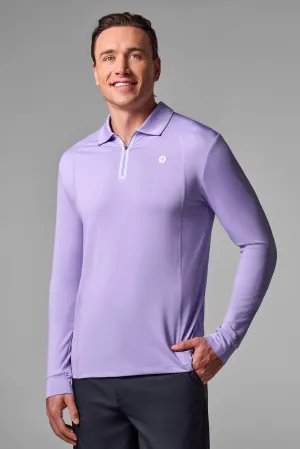 Men's Drive Golf Long Sleeve Polo | Lavendula