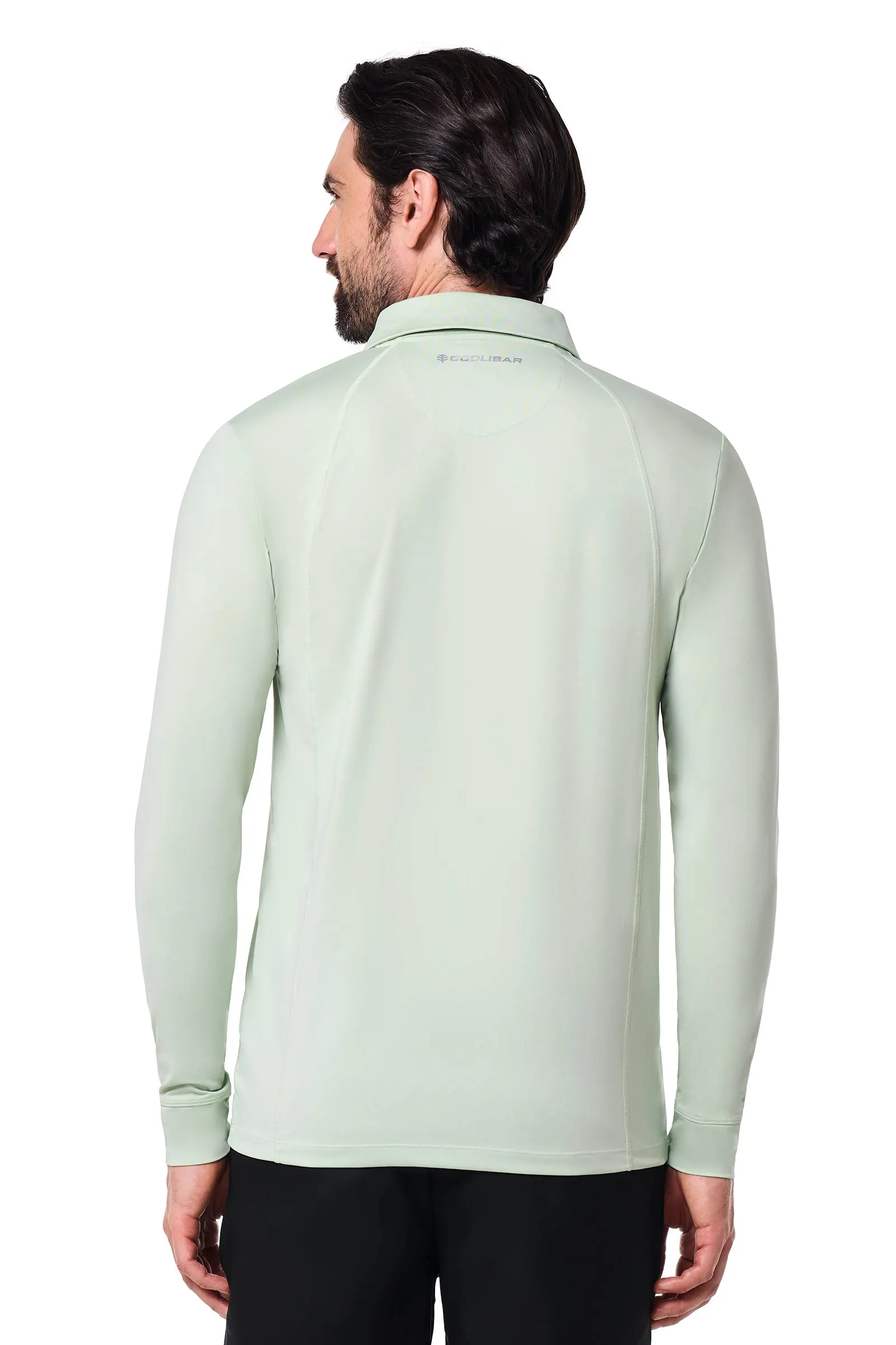 Men's Drive Golf Long Sleeve Polo | Seedling